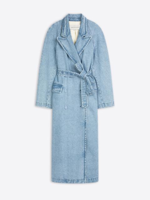 DENIM TRENCH COAT