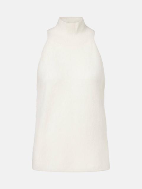 Leya knitted cashmere tank top
