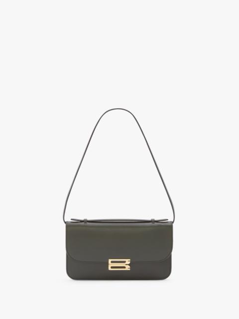 Dorian Pochette In Dark Olive Leather