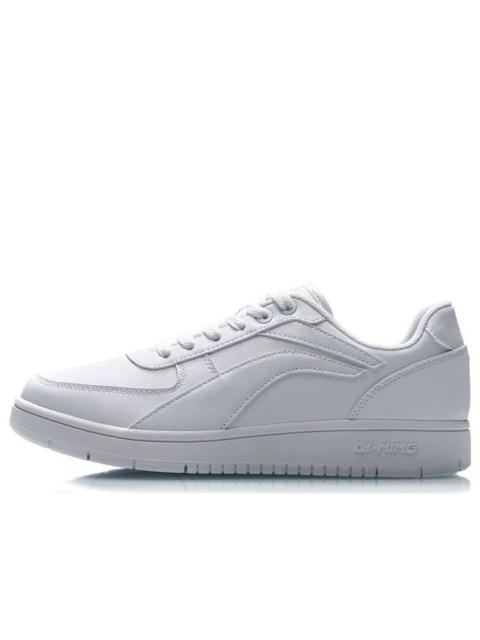 (WMNS) Li-Ning Classic Skateboarding Low 'All White' AGCP422-1