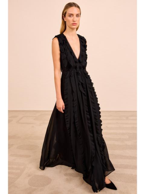 Aida Cascading Ruffle Gown