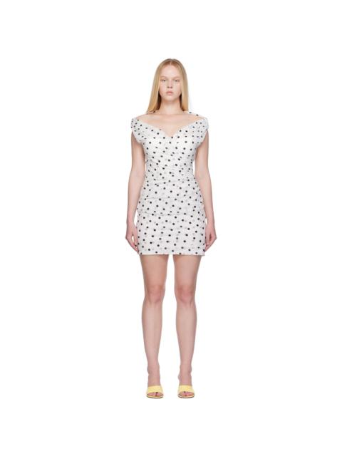 White & Black La Croisière 'The Rita' Minidress