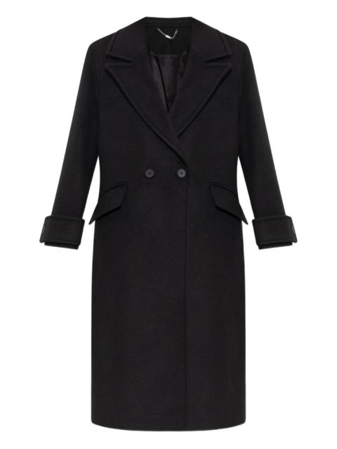 double-breasted lapel coat