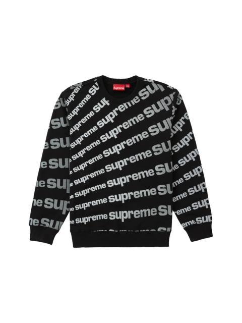 Supreme Radial Crewneck Black