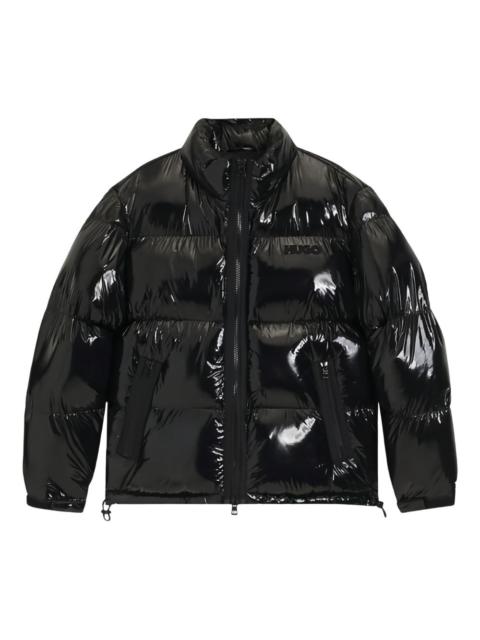 adjustable-hem padded jacket