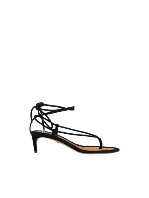 tie ankle strap sandal