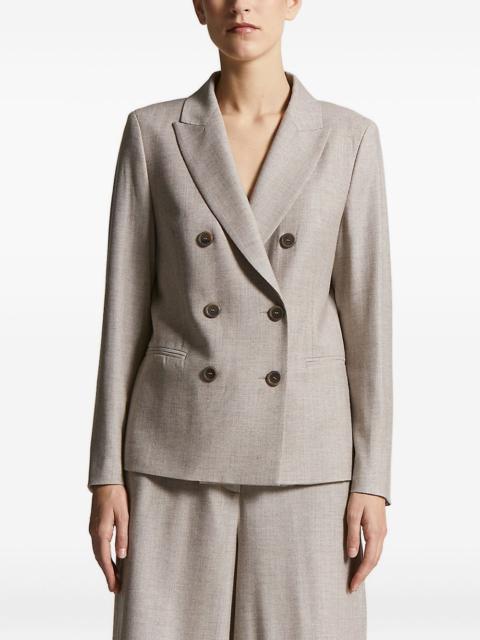 double-breasted blazer