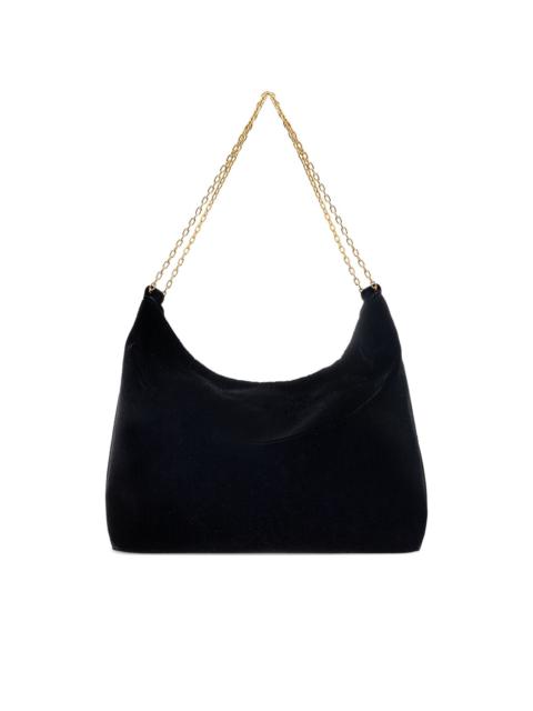 Pavo West velvet shoulder bag