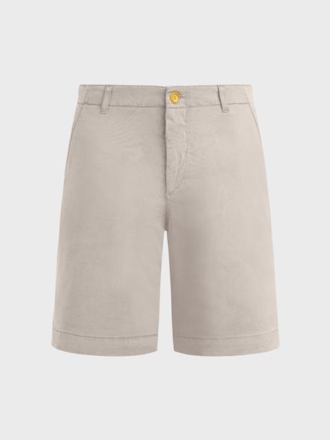 Men Tencel Gabardine Bermuda Shorts