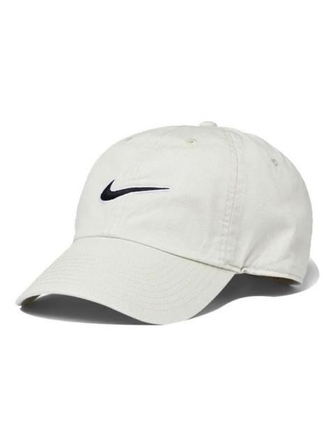 Nike Sportswear Heritage 86 Adjustable Cap 'White Black' 943091-072