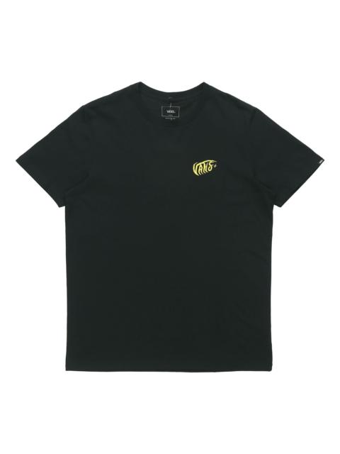 Vans Men's Artist Printed Round Neck Tee Black VN0A4P5EBLK