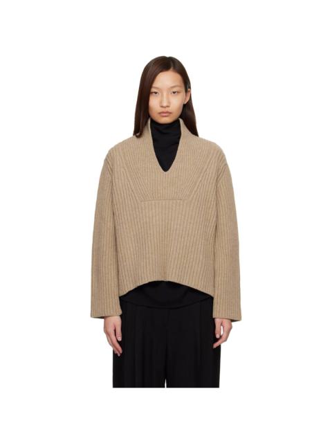 Beige Proenza Schouler White Label Meron Sweater