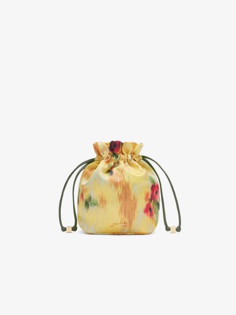 POUCH IN PRINTED TAFFETA