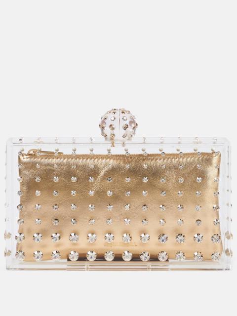 Tequila crystal-embellished clutch