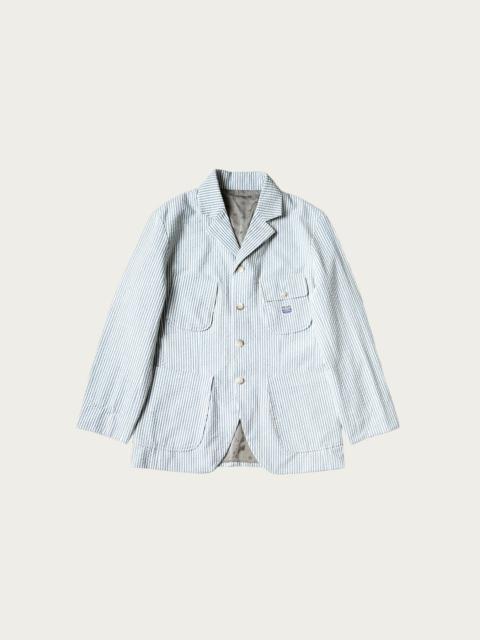 Seersucker LUMBER SUIT JKT - Sax