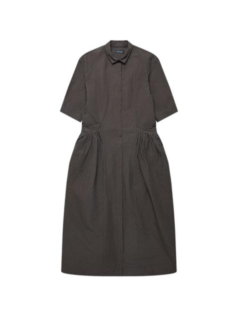 Sally checked midi dress