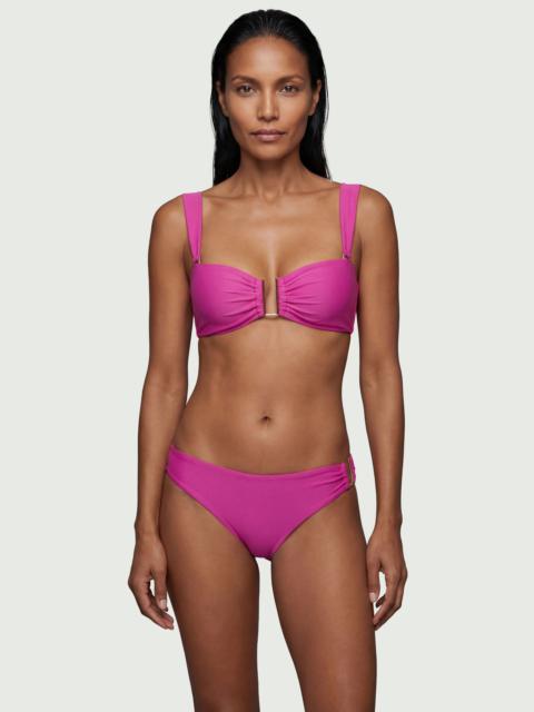 Detachable Strap Gold Trim Bikini Top