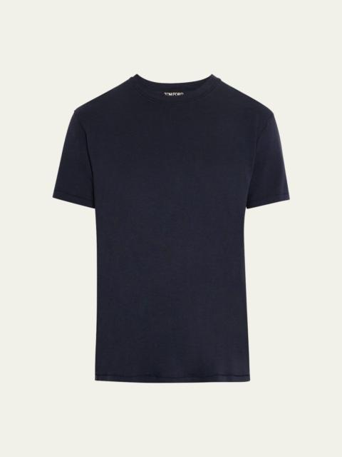 Men's Lyocell-Cotton Crewneck T-Shirt