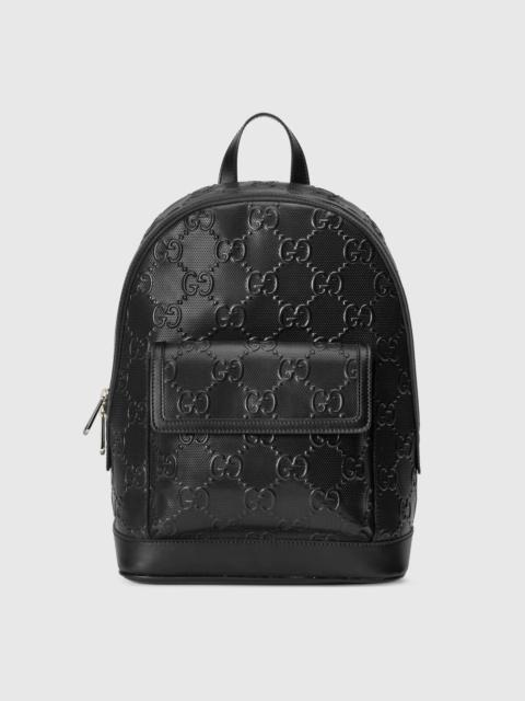 GG embossed backpack