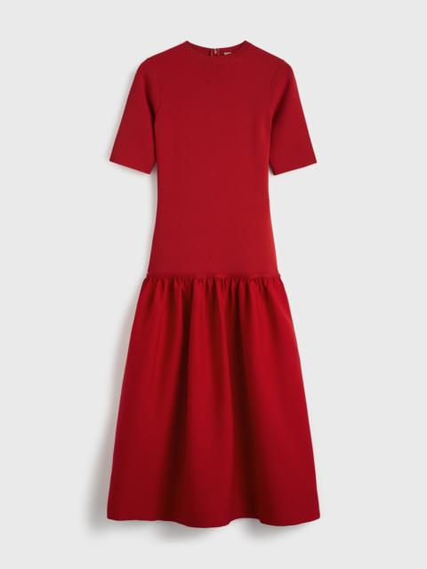 Twinflower tee dress poppy