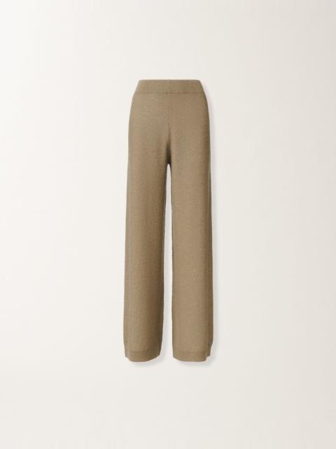 Wool and silk trousers with sequins