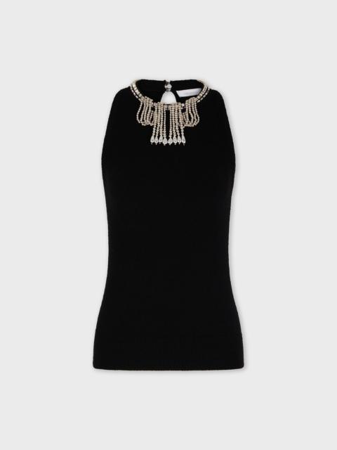 EMBROIDERED KNIT TOP