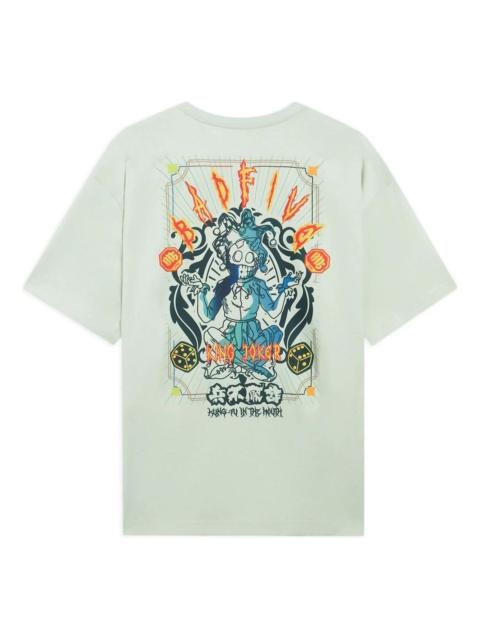 Li-Ning BadFive King Joker Graphic Loose Fit T-shirt 'Light Green' AHSS423-2