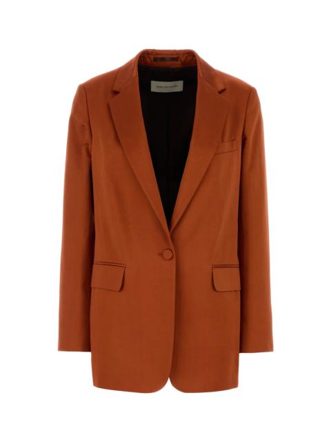 Copper satin Blanchet blazer