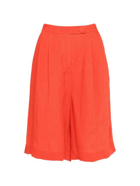 wide-leg bermuda shorts