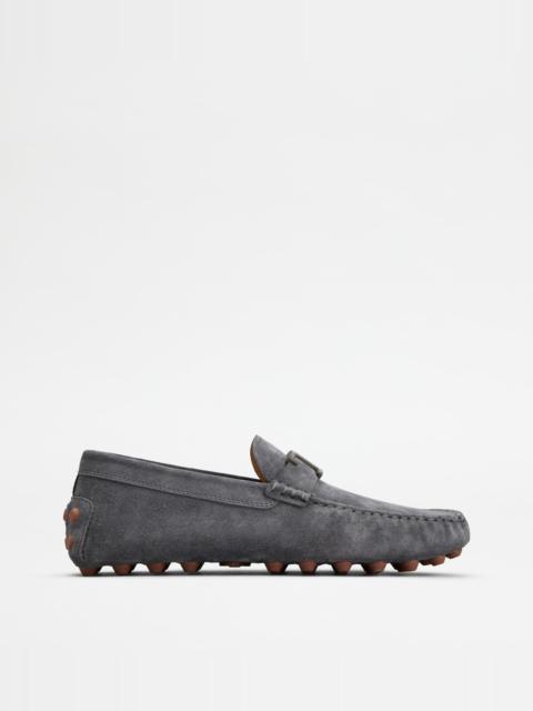T TIMELESS GOMMINO BUBBLE IN SUEDE - GREY