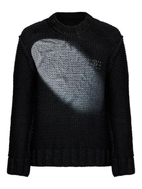 textured knit sweater