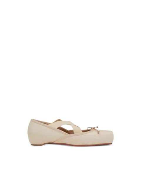 Cassiasticina criss-cross ballet flats