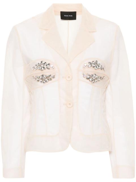 crystal-embellished shirt