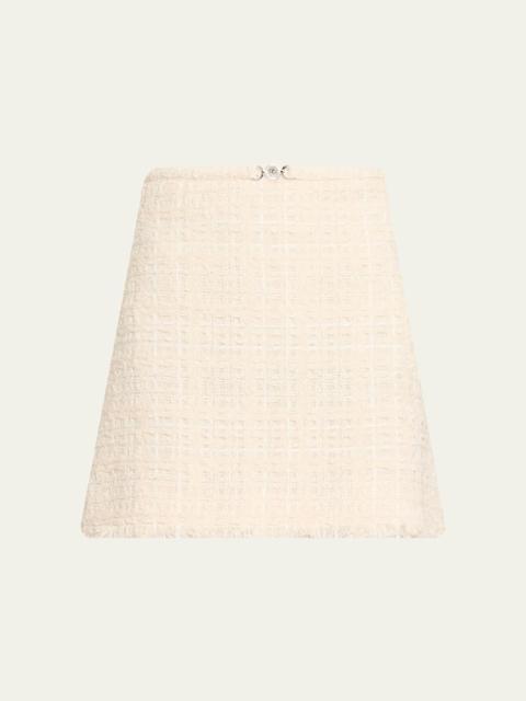 Tweed Medusa '95 Mini Skirt