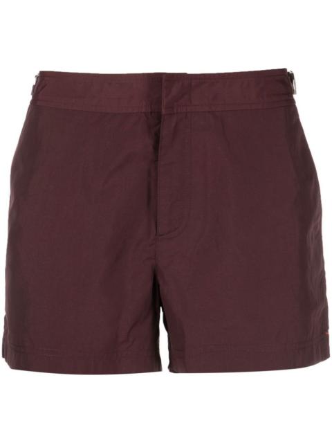 Bulldog concealed-front fastening swim shorts