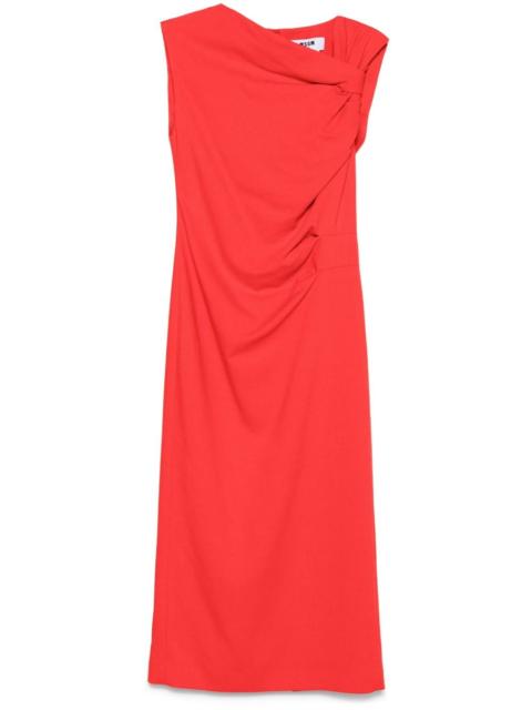 asymmetric midi dress