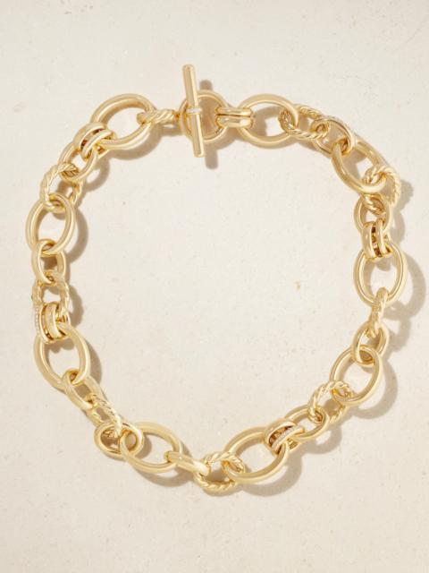 Dy Mercer 18-karat Gold Diamond Necklace