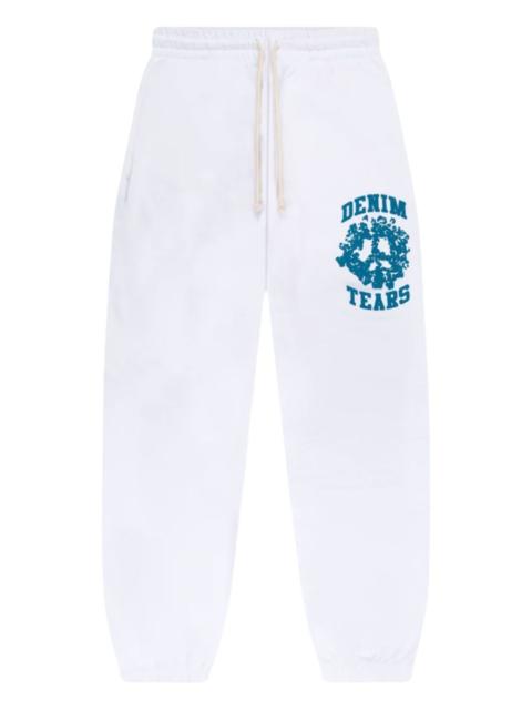 University graphic-print track pants