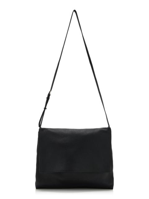 Nan Leather Messenger Bag black