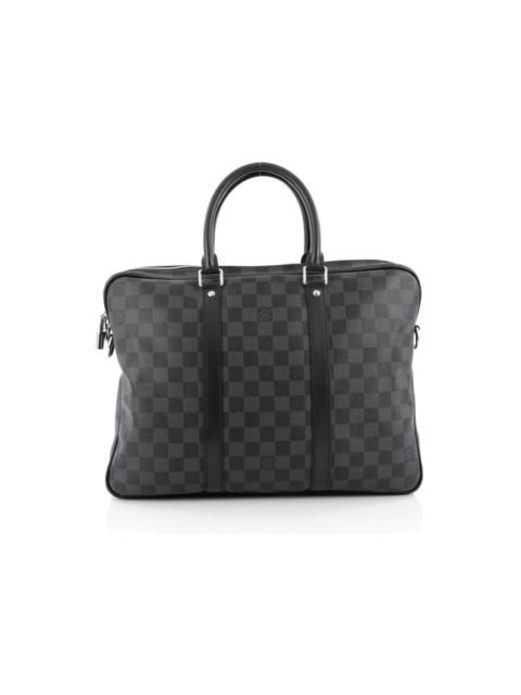 Louis Vuitton Porte-Documents Voyages Damier Graphite PM Black