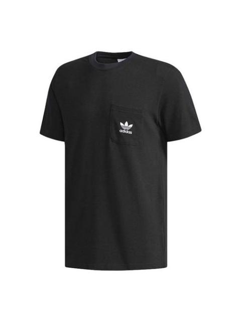 adidas Casual Tee 'White Black' CW5174