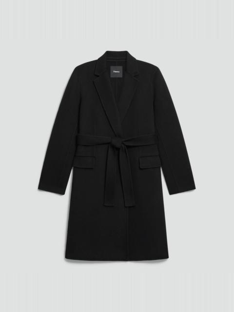 Belted Coat in Double-Face Wool-Cashmere