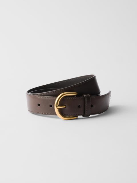 Leather belt