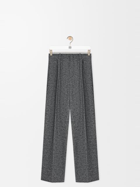 Trousers in wool blend