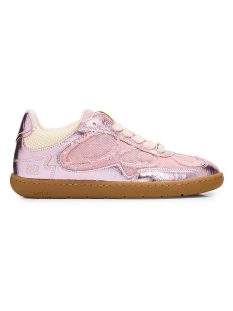 Women's Crinkle Low-Top Sneakers - Cameo Pink