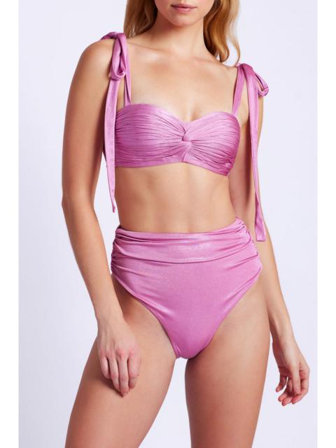 Metallic Jersey Bikini Bottom