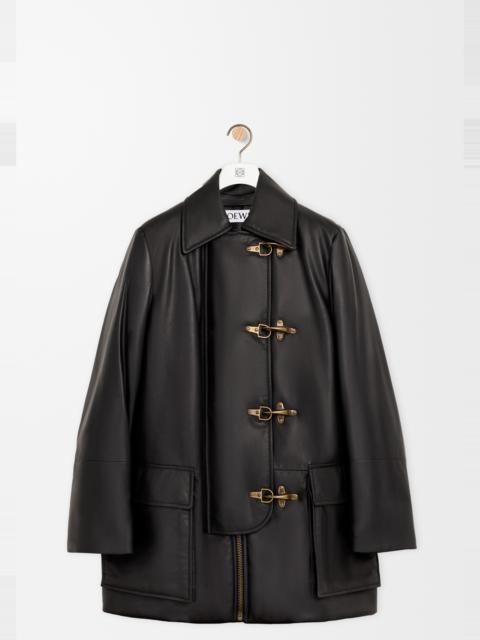 Coat in nappa lambskin