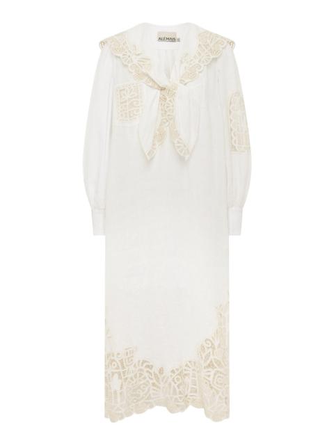 Rosemary Embroidered Midi Dress