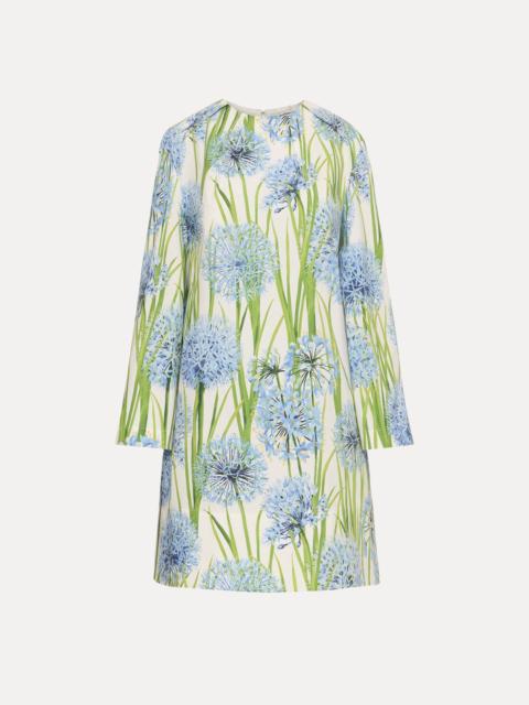 ALLIUM COTTON POPLIN LONG SLEEVE SHIFT DRESS