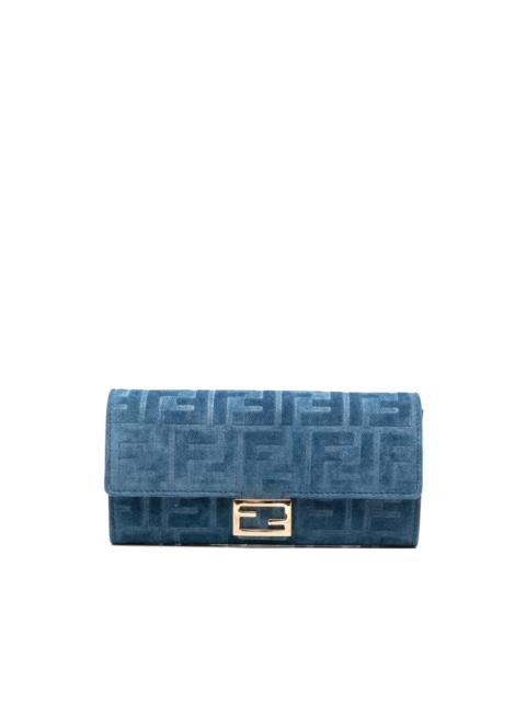FF-pattern clutch bag